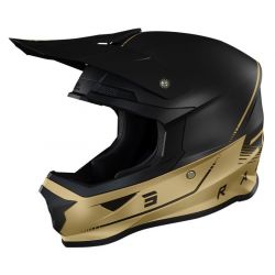 Casque Adulte SHOT RAW Black Gold Taille XS