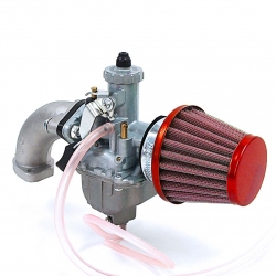 Kit carburatore Mikuni VM22 - Filtro aria Rosso