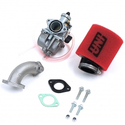Kit carburatore Mikuni VM22 - Filtro aria UNI Rosso