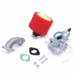 Kit carburatore MOLKT 26 - Filtro aria spugna Rosso