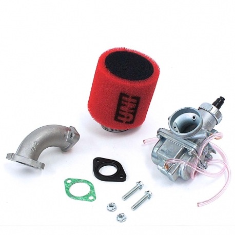 Pack carburatore MOLK 26 - filtro aria UNI rosso