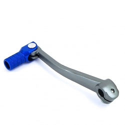 Pedale cambio alluminio forgiato - Titanio / Blu