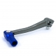 Pedale cambio alluminio forgiato - Titanio / Blu
