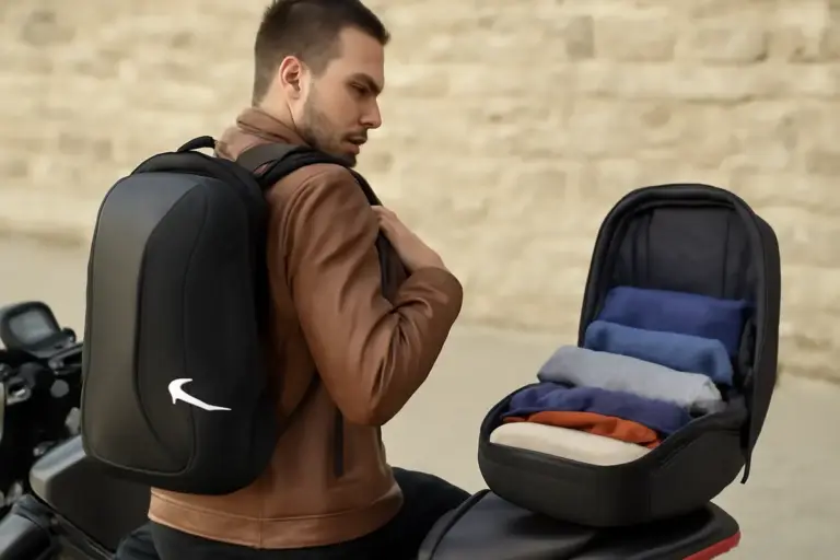 Zaini da moto ergonomici: come evitarti mal di schiena e viaggi disordinati