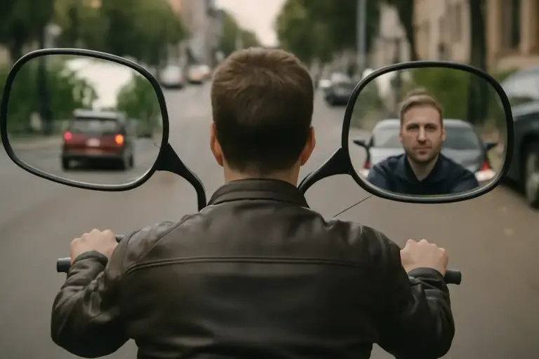 Conviene montare specchietti retrovisori maggiorati sulla moto? La visibilità reale cambia più di quanto pensi
