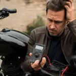 Tensione della batteria moto a riposo: il valore che indica se è ora di cambiarla senza restare a piedi
