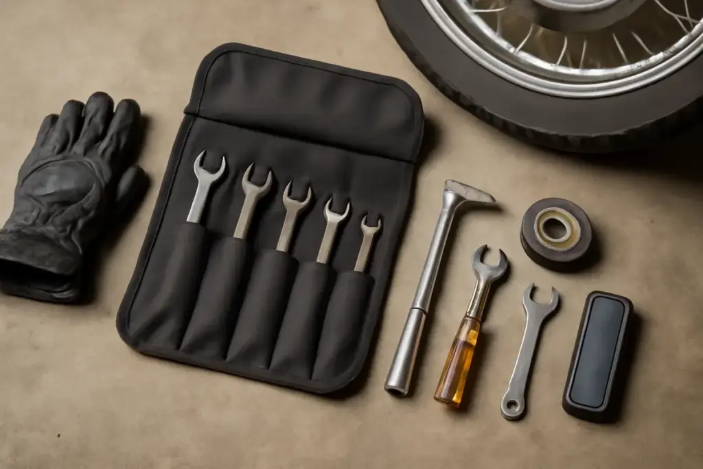 Cosa non deve mancare nella borsa degli attrezzi da moto? Gli strumenti spesso dimenticati