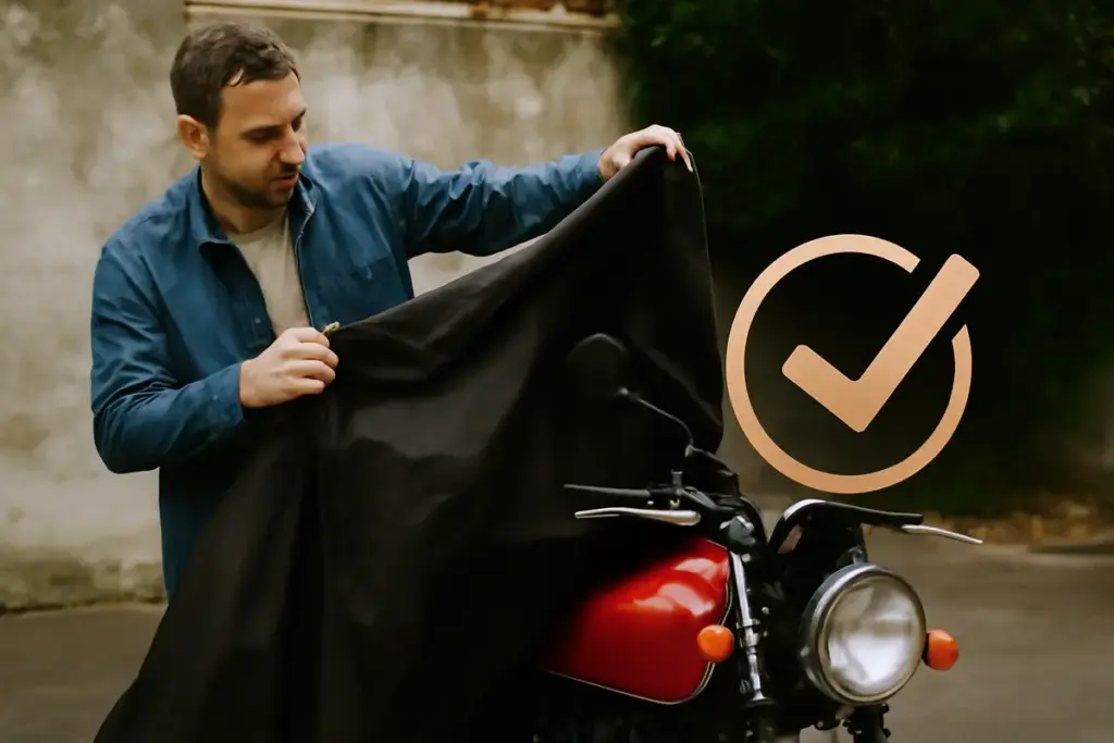 Come scegliere i coprimoto per esterno: la proprietà fondamentale che fa durare il veicolo