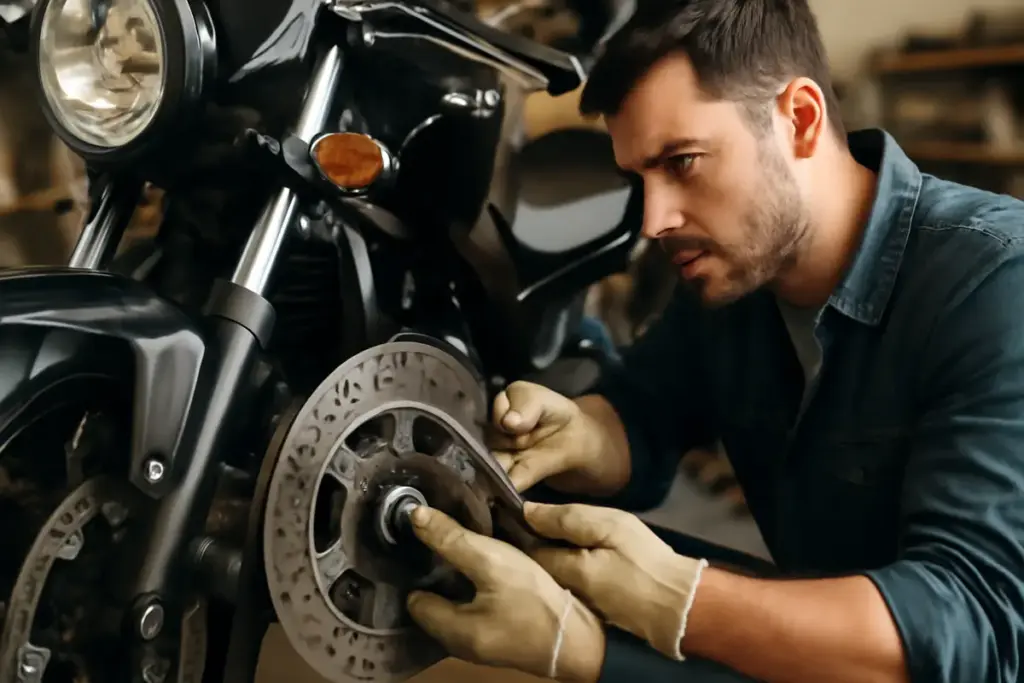 Manutenzione freni a disco per motociclette: la procedura che migliora davvero la frenata